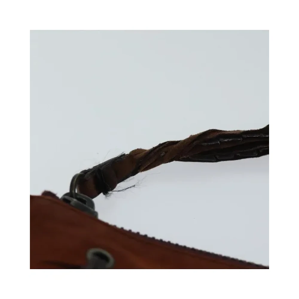 Gucci Vintage Pre-owned Suede gucci-bags Brown Dames