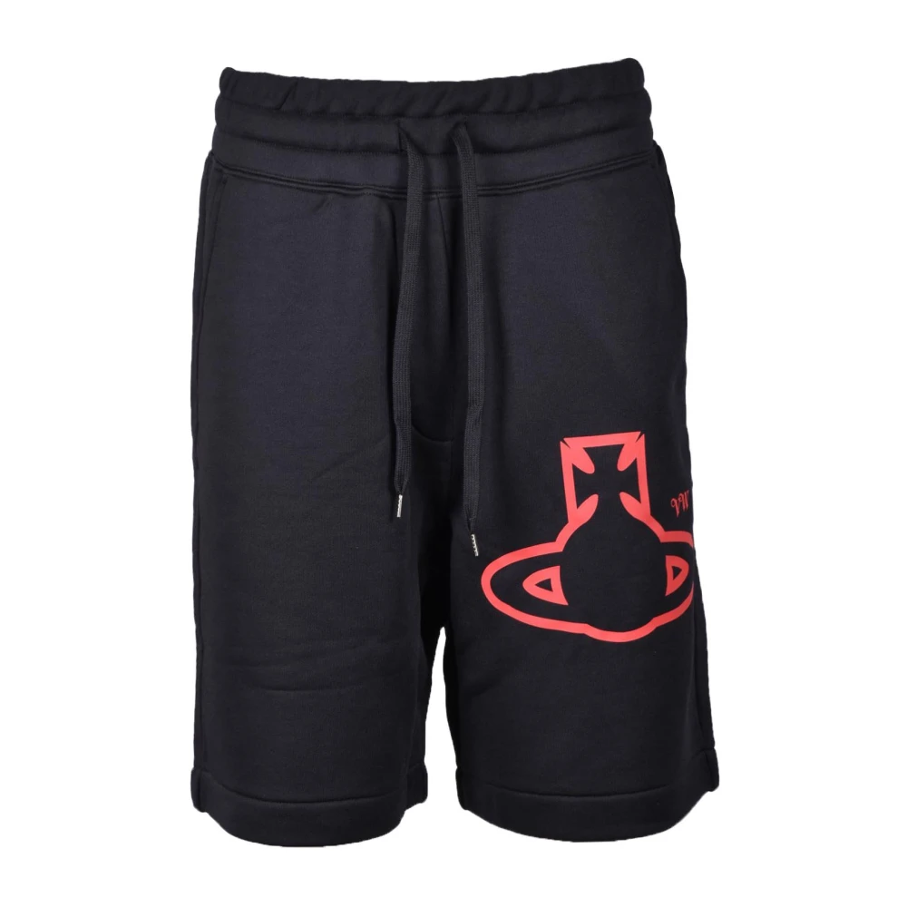 Vivienne Westwood Stijlvolle Bermuda Shorts Black Heren