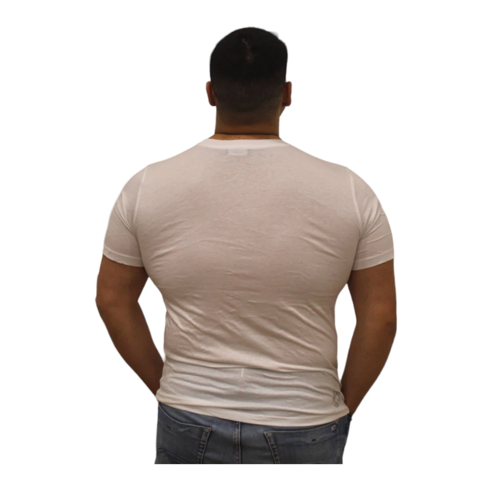 Costume National Korte Mouw T-shirt White Heren