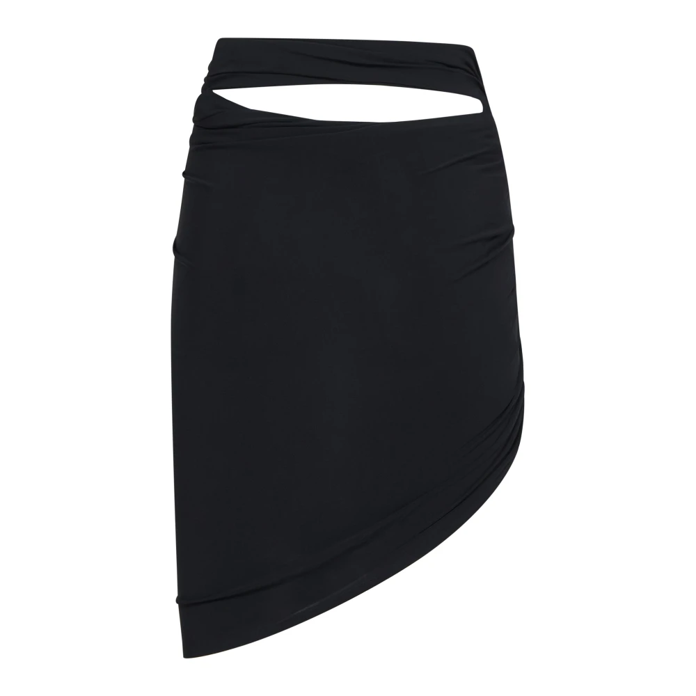 Jacquemus Zwarte Minirok Black Dames