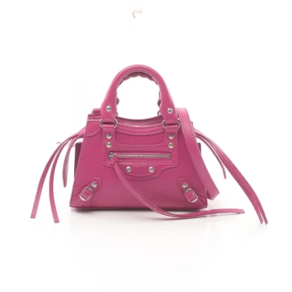 Balenciaga Vintage Pre-owned Leather balenciaga-bags Pink Dames