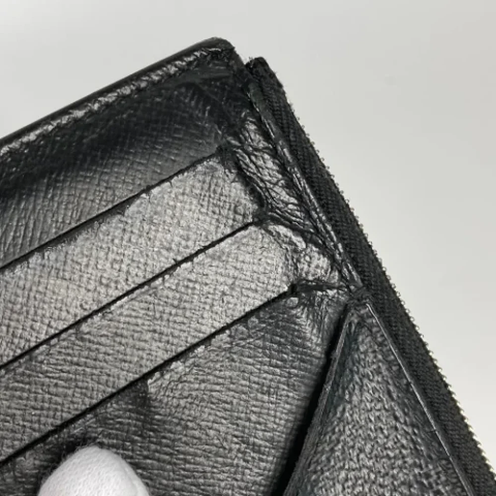 Louis Vuitton Vintage Pre-owned Fabric wallets Black Heren