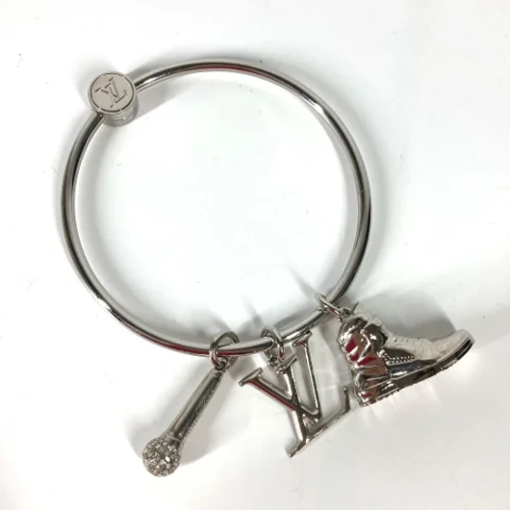 Louis Vuitton Vintage Pre-owned Fabric key-holders Gray Heren