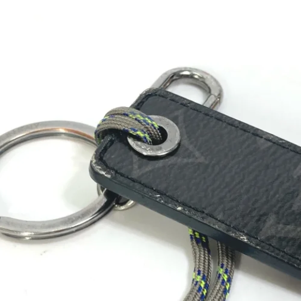 Louis Vuitton Vintage Pre-owned Fabric key-holders Gray Heren