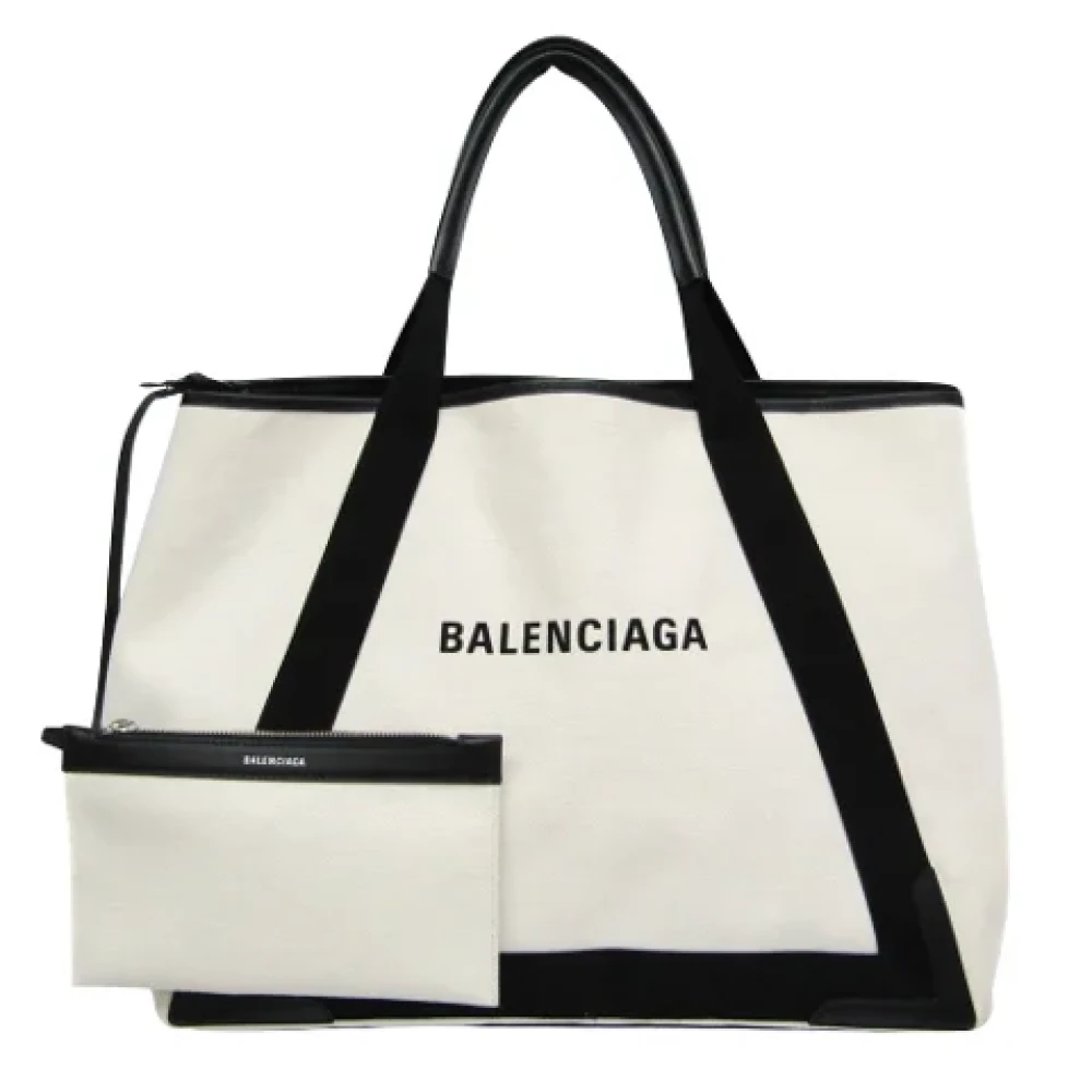 Balenciaga Vintage Pre-owned Canvas totes White Dames