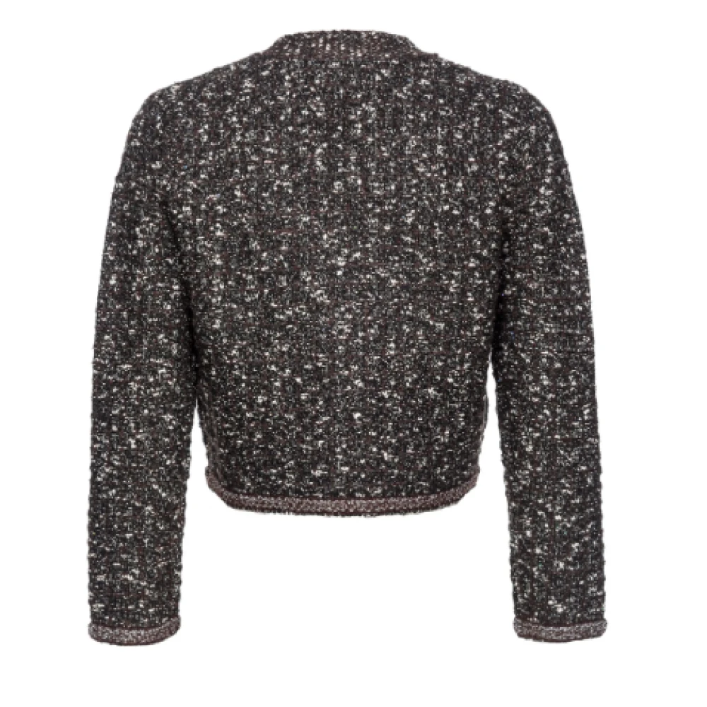 pinko Stijlvolle Cardigans voor Trendy Garderobe Black Dames