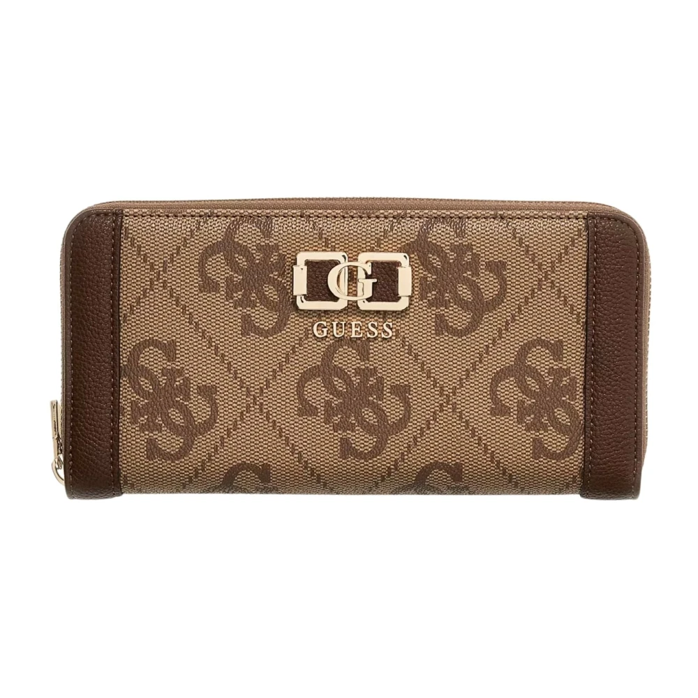 Guess Women's Brown Wallets & Cardholders, One Size, Karnilla Logo Slg Lr