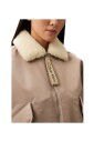 veste-aviateur-beige-en-polyester