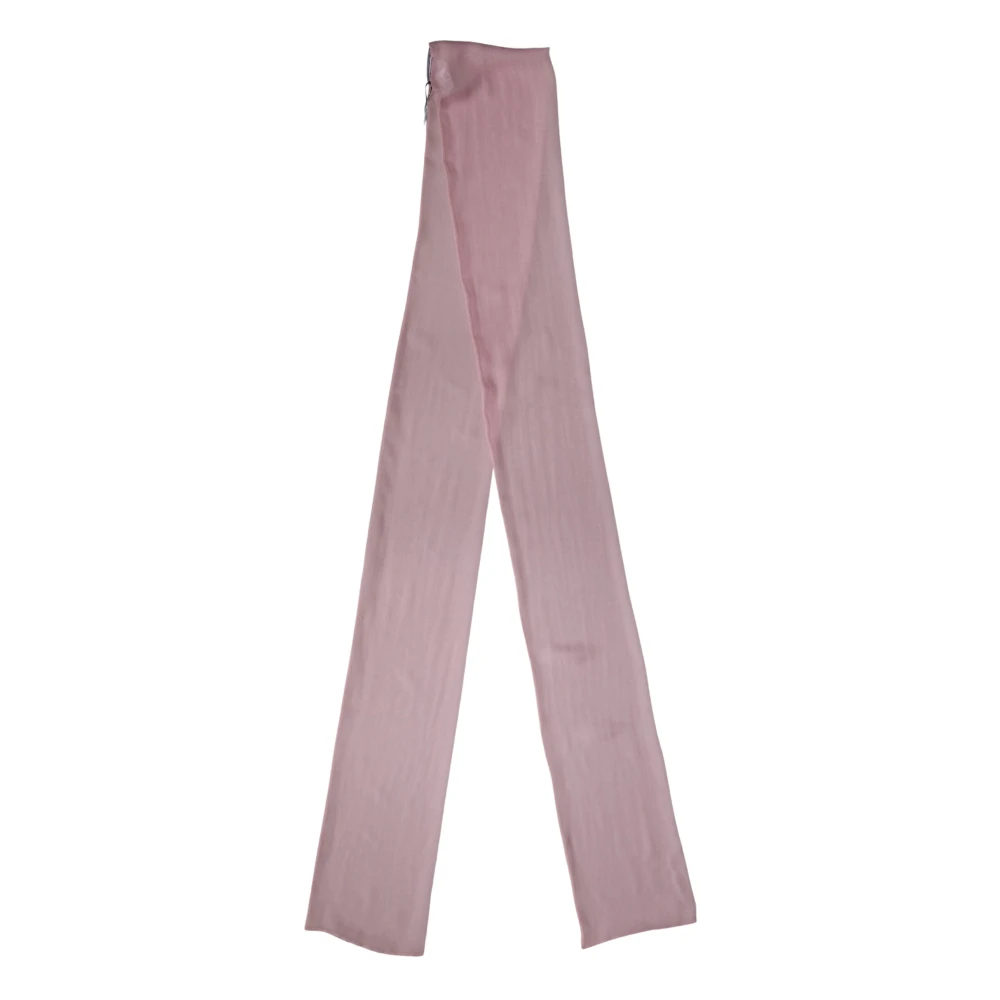 Dolce & Gabbana Women's Pink Silk Scarves, One Size, Sash Scarf