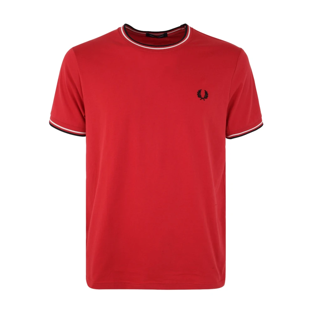 Fred Perry Twin Tipped T-Shirt Red Heren