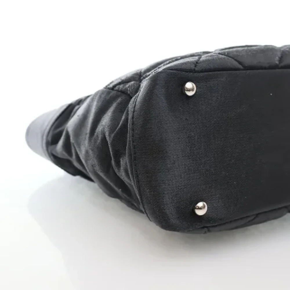 Chanel Vintage Pre-owned Nylon chanel-bags Black Dames