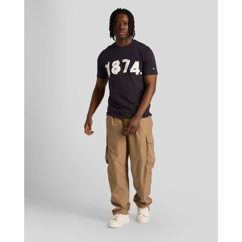 Lyle & Scott T-Shirts Blue Heren