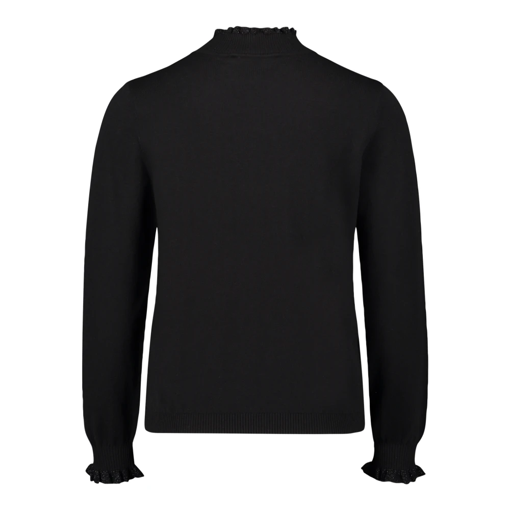 Betty & Co Gebreide trui met Lurex-draad Black Dames