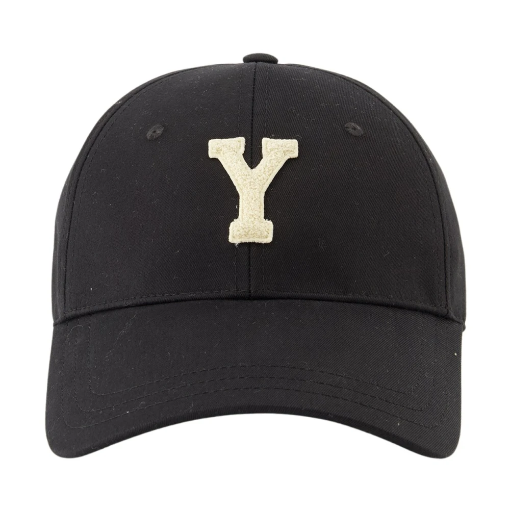 Saint Laurent Men's Black Hats & Caps, 59 Cm, University Y Cap Trendy Accessory