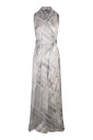 robe-maxi-en-soie-grise