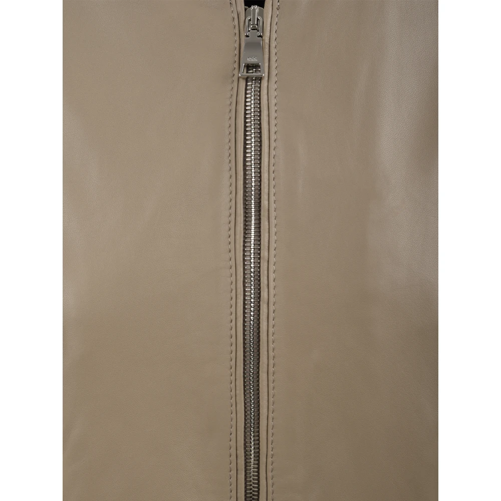add Leather Jackets Beige Dames