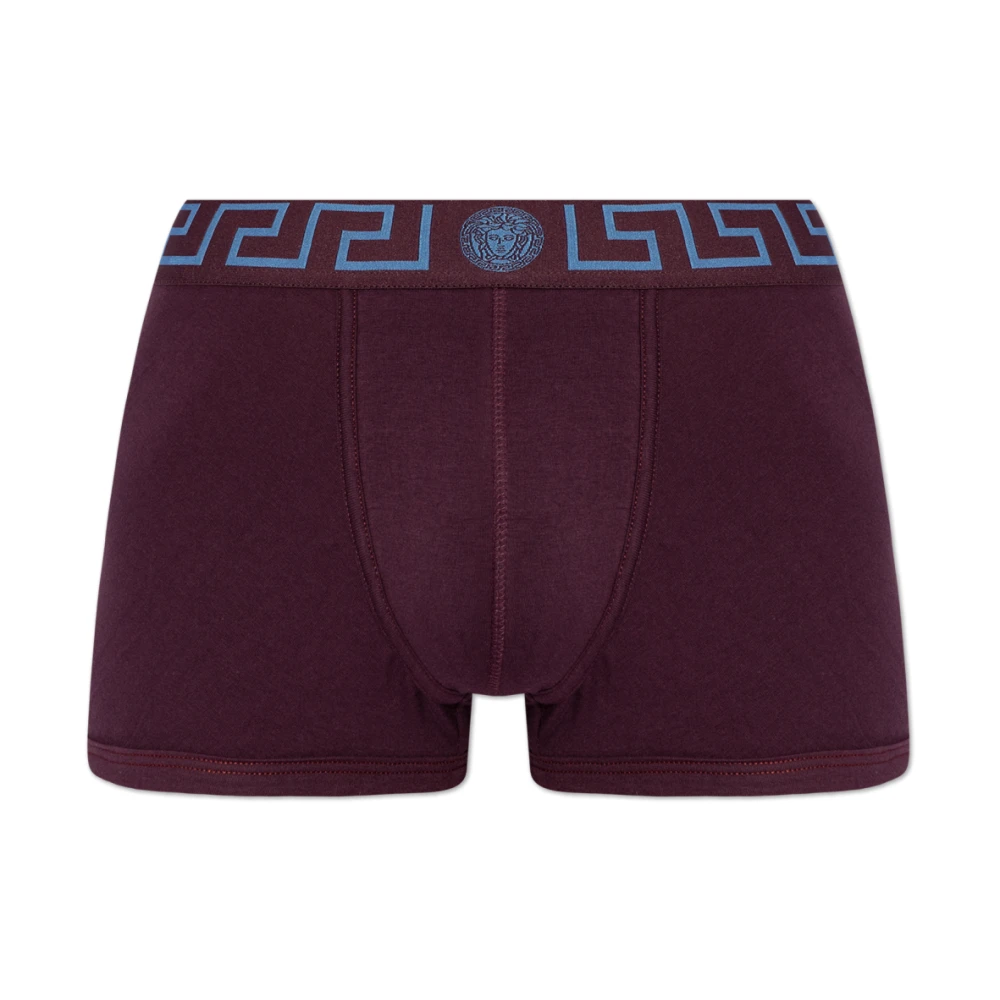 Versace Katoenen boxershorts Purple Heren