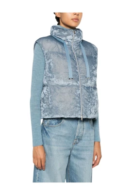 Velour Quiltad Väst