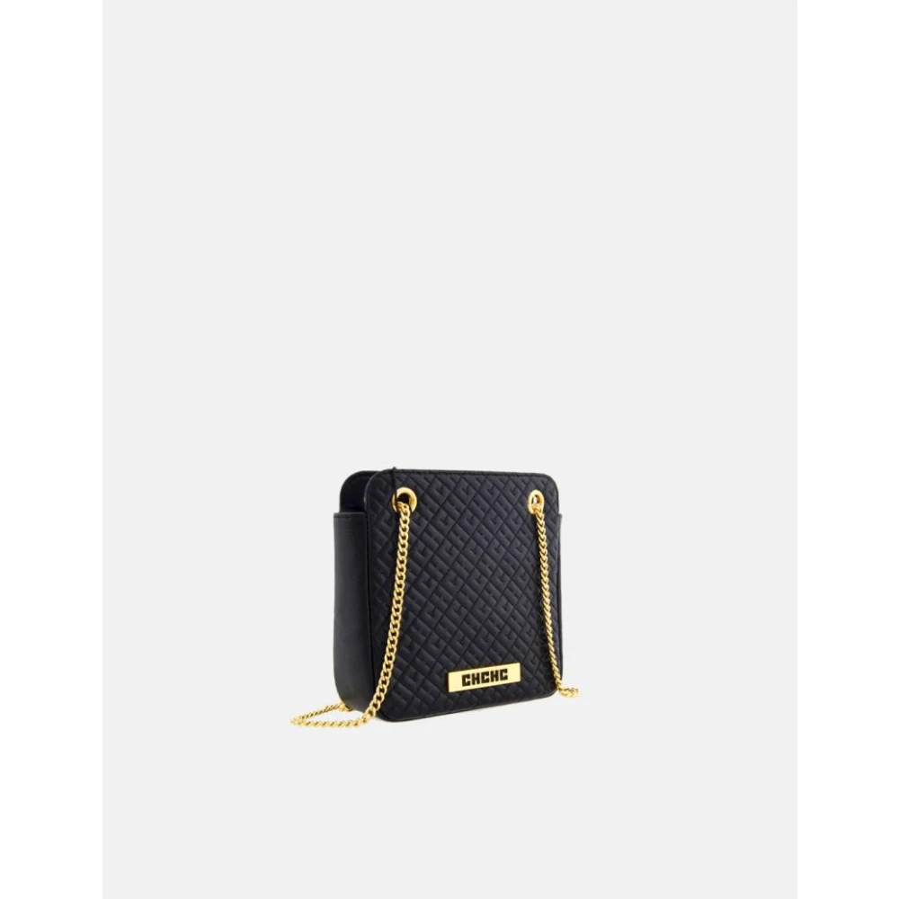 Carolina Herrera Soufflé Gewatteerde Leren Schoudertas Black Dames