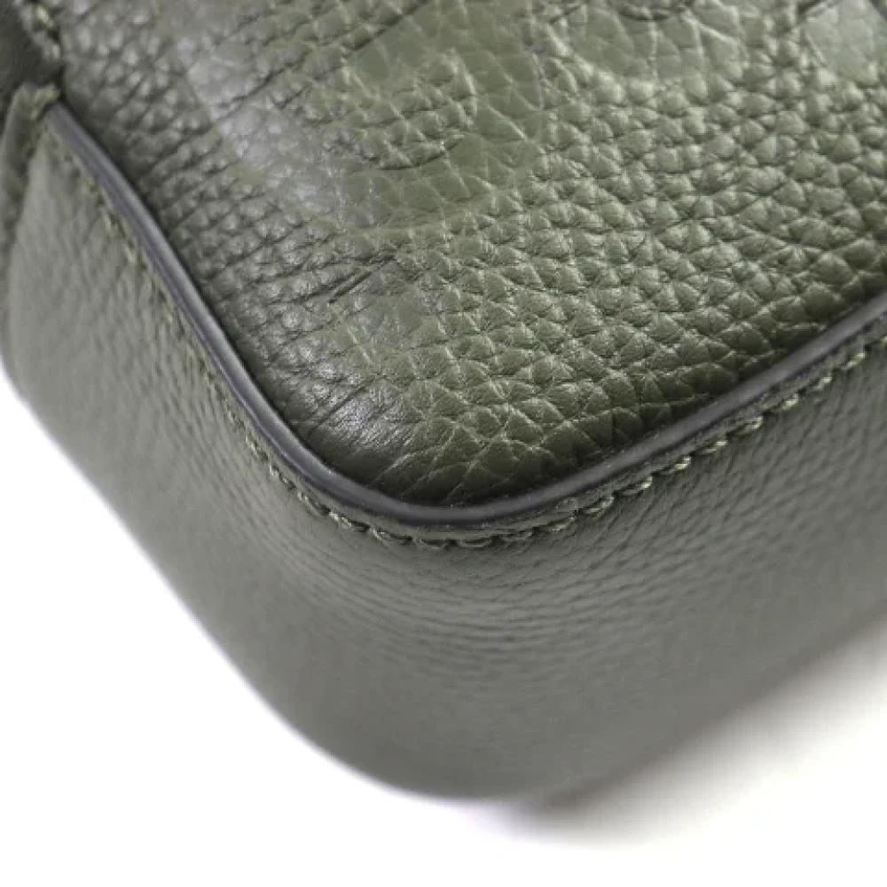 Gucci Vintage Pre-owned Leather gucci-bags Green Dames