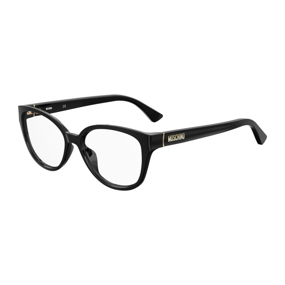 Moschino Elegant Svart P-Ramar Glasögon Black, Dam