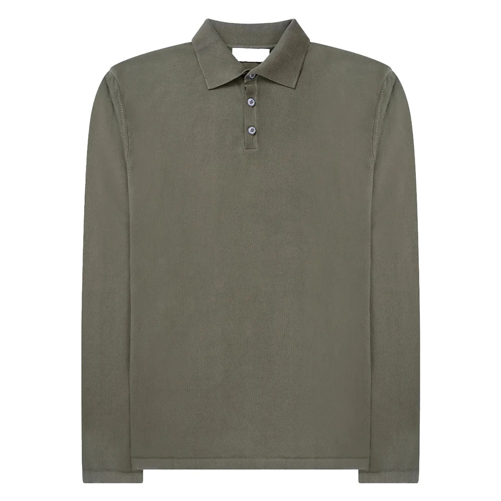The GoodPeople Kai Donkergroene Polo Shirt Green Heren