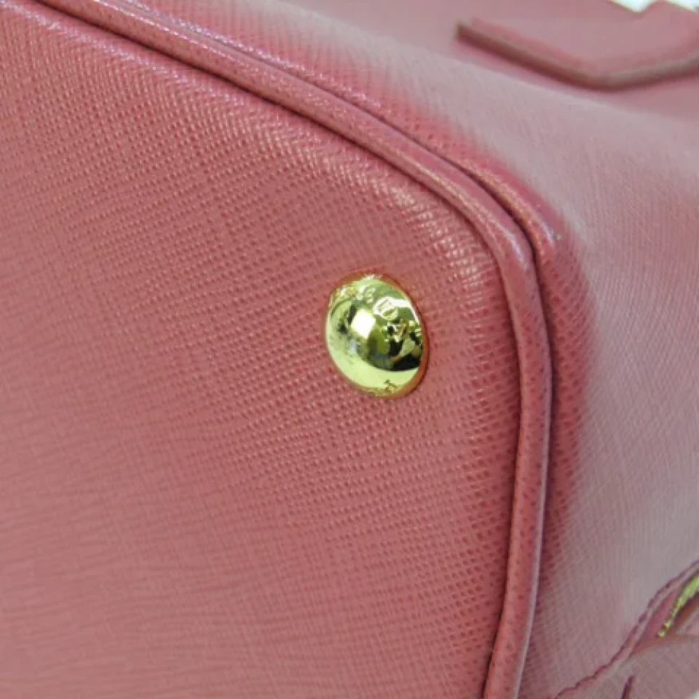 Prada Vintage Pre-owned Leather shoulder-bags Pink Dames