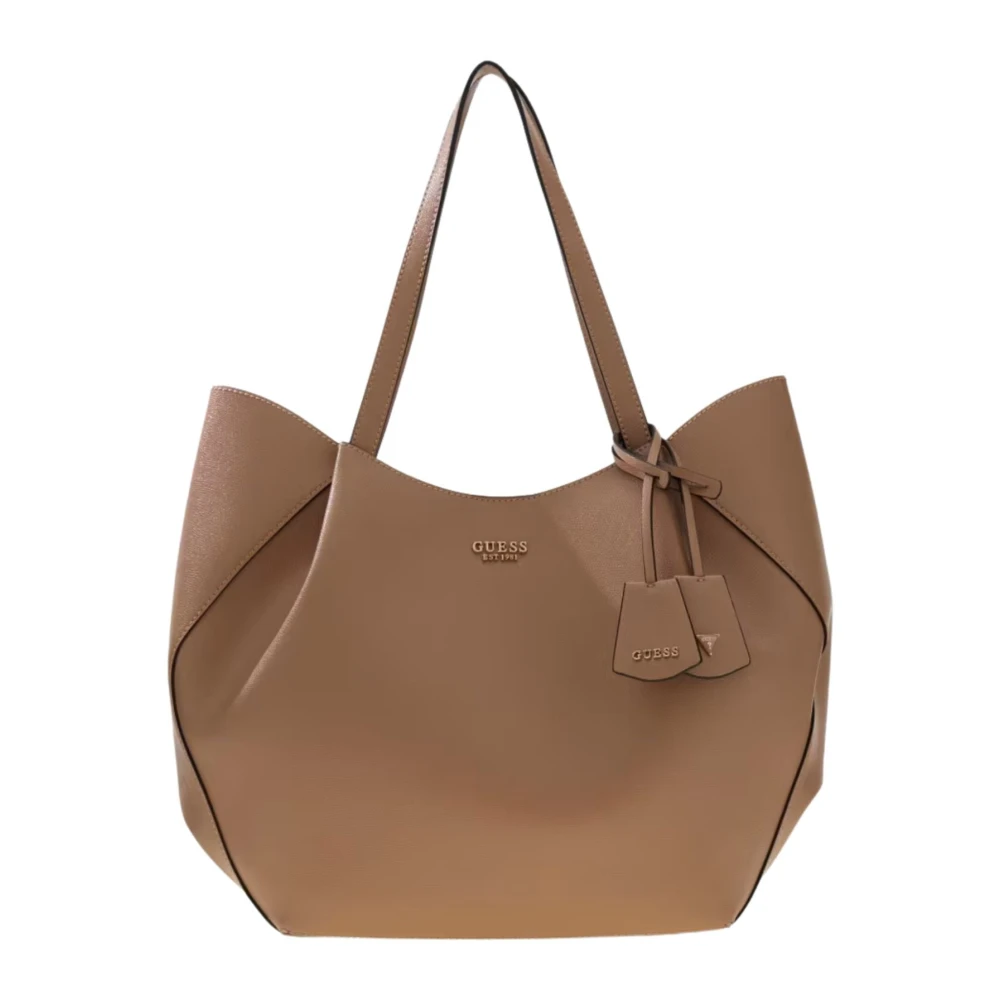Guess , Shopping Bags, Female, Beige, One Size, Noelle 2-En-1 Tote Bag