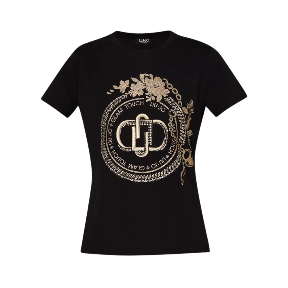 Liu Jo - Tops > T-Shirts - Black - Liu Jo - Modalova