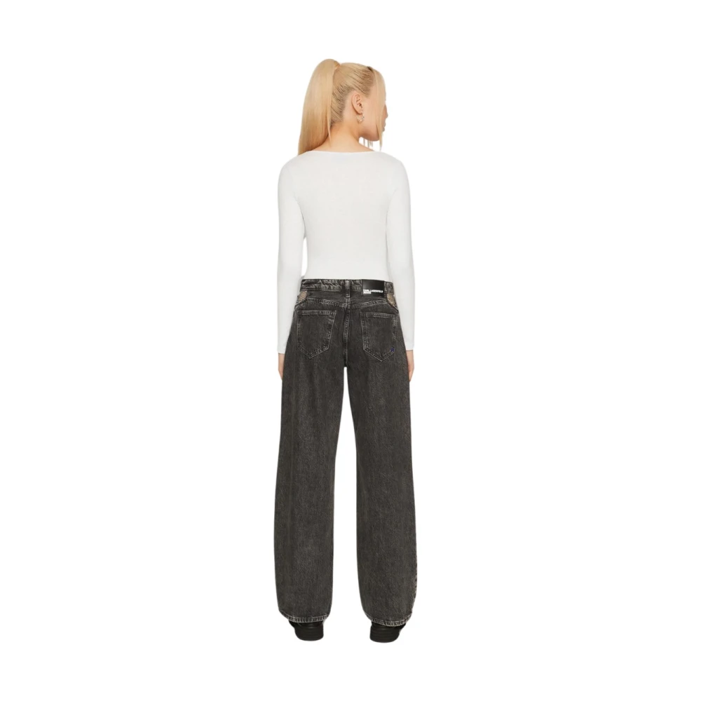 Karl Lagerfeld Jeans baggy Gray Dames