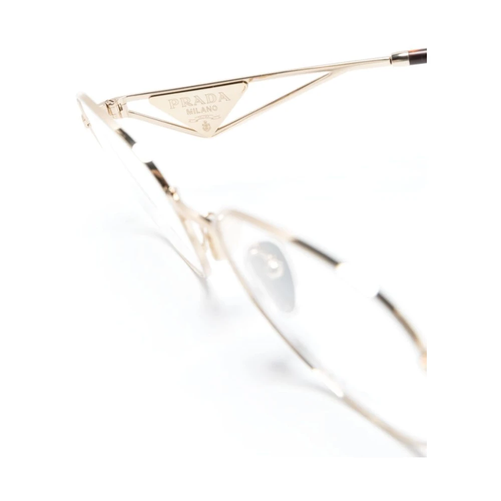 Prada PR A50V Zvn1O1 Optical Frame Yellow Dames
