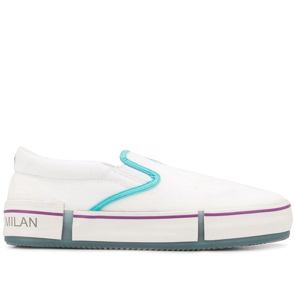 Marcelo Burlon Cross Vulcanized Slip-On Sneakers Dames Schoenen Wit