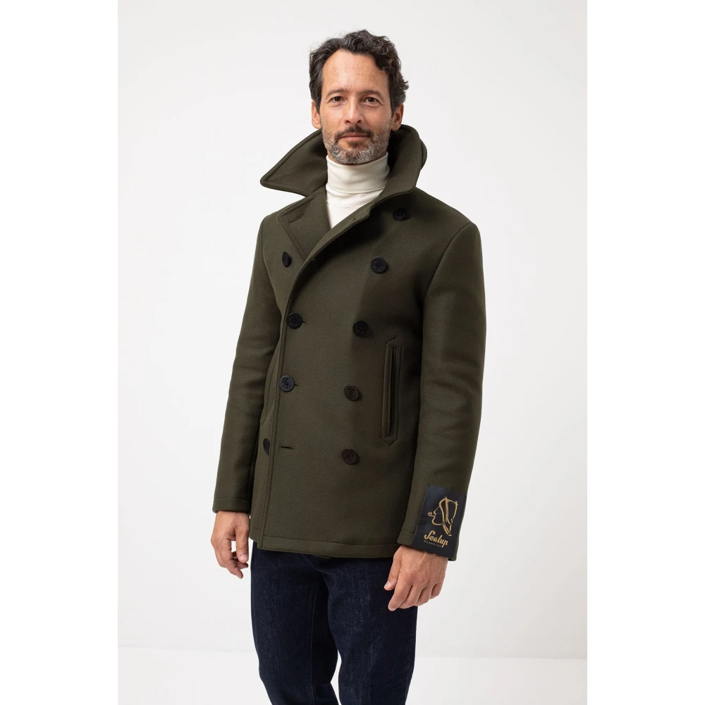 Sealup Quebec Peacoat Green Heren
