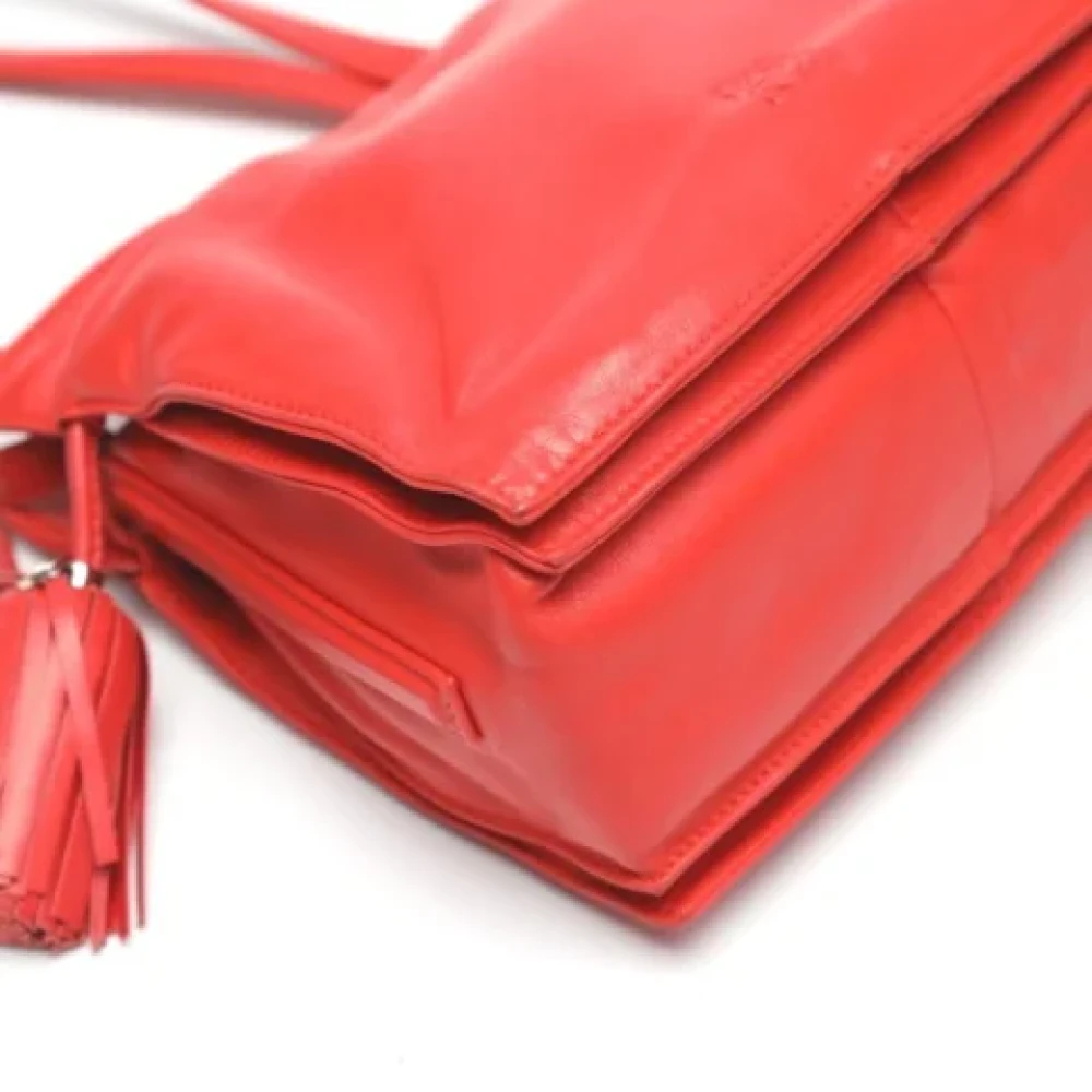 Loewe Pre-owned Fabric shoulder-bags Orange Dames