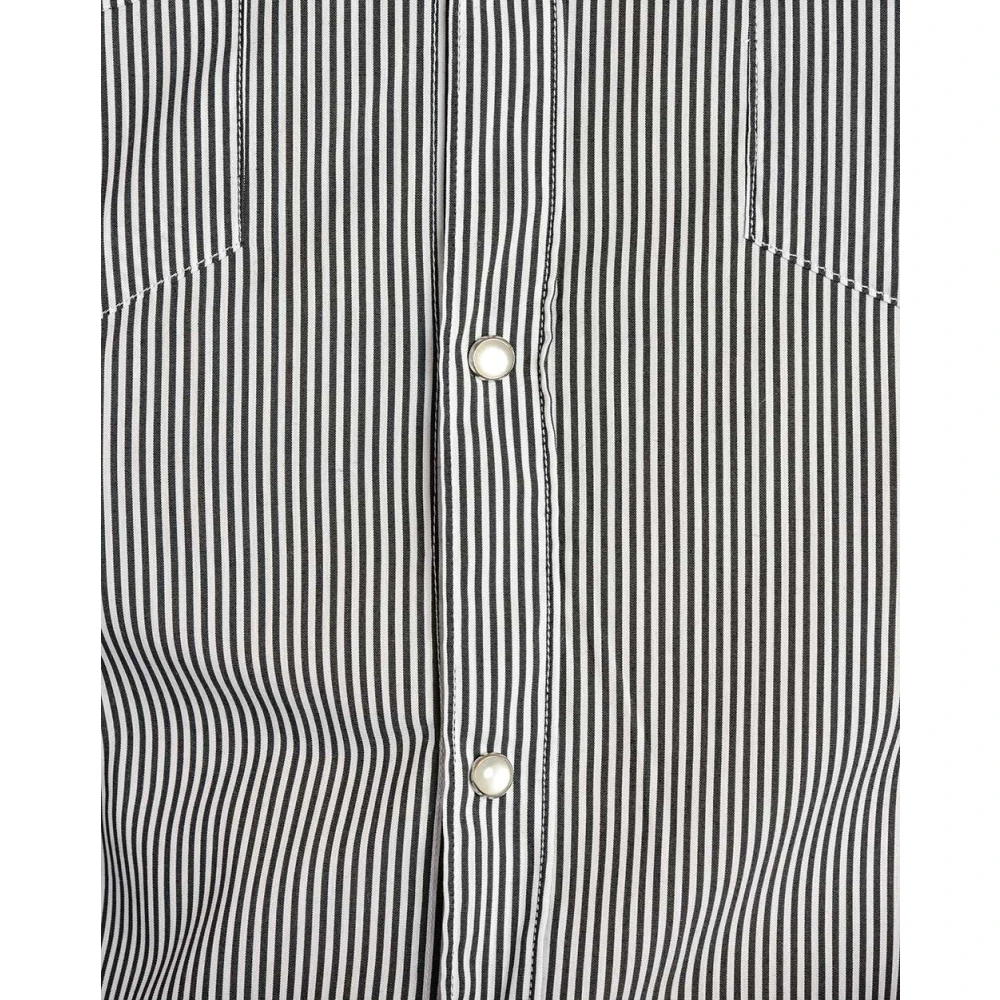 Daniele Alessandrini Western Style Overhemd Black Heren