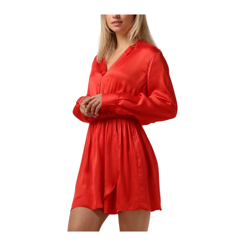 Est'Seven Dames Jurken Est journee Dress Bambu Red Dames