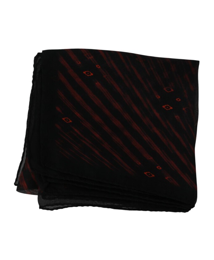 zijden-bandana-hoed-zwart-oranje