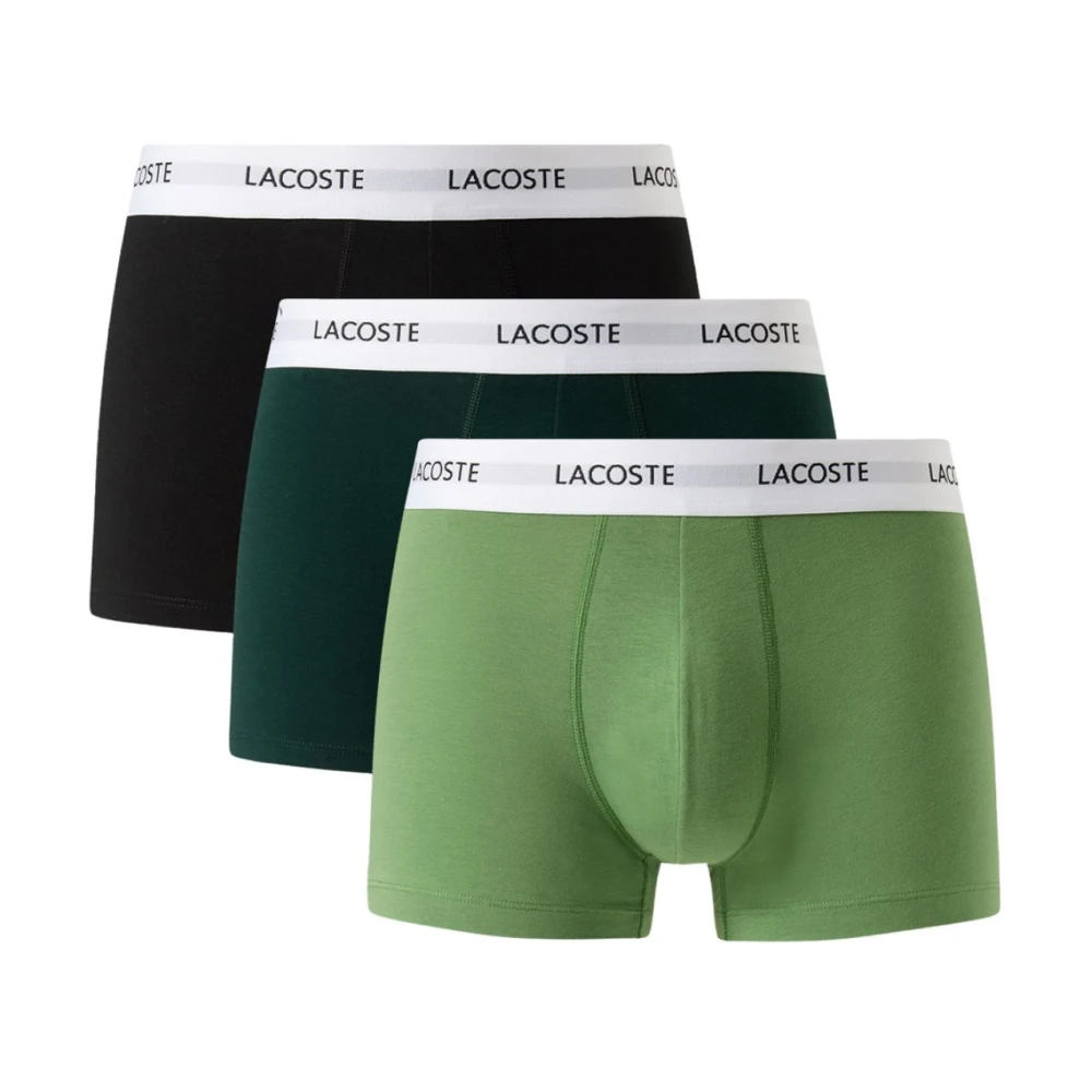 Lacoste Hombre Multicolor - Tripack Boxers Cotton Stretch - Underwear - M - Tripack Boxers Cotton Stretch