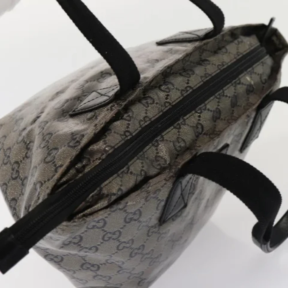 Gucci Vintage Pre-owned Canvas totes Black Dames