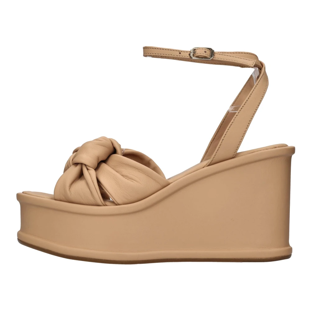 Elvio Zanon Donna Beige With Heel