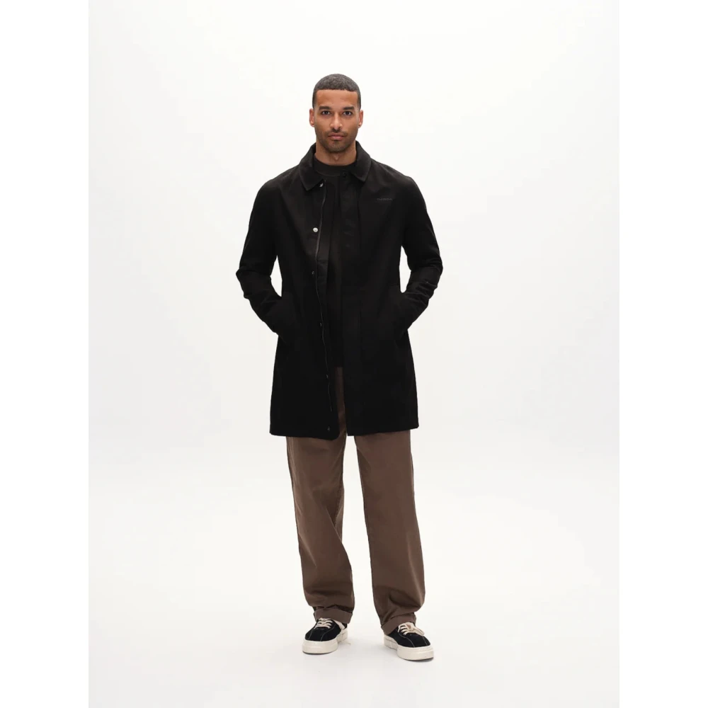 Gabba Zwarte Emerson Bru Lange Jas Waterdicht Black Heren