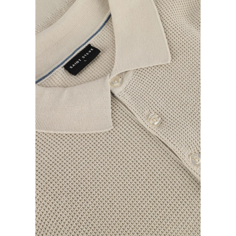 Saint Steve Beige Trui Sander voor Moderne Mannen Beige Heren