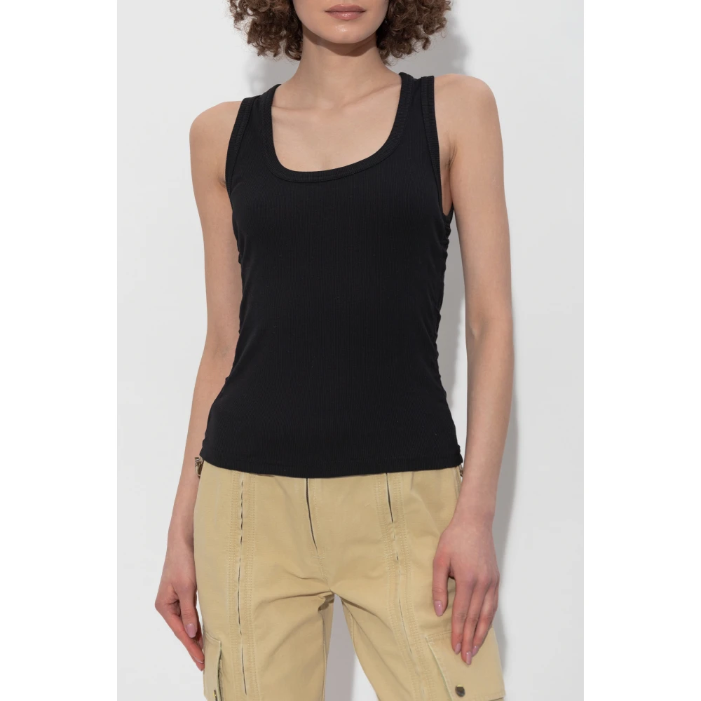 Burberry Gerimpelde top Black Dames