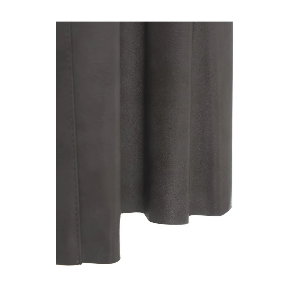 Kaos Eco Leren Rok Gray Dames