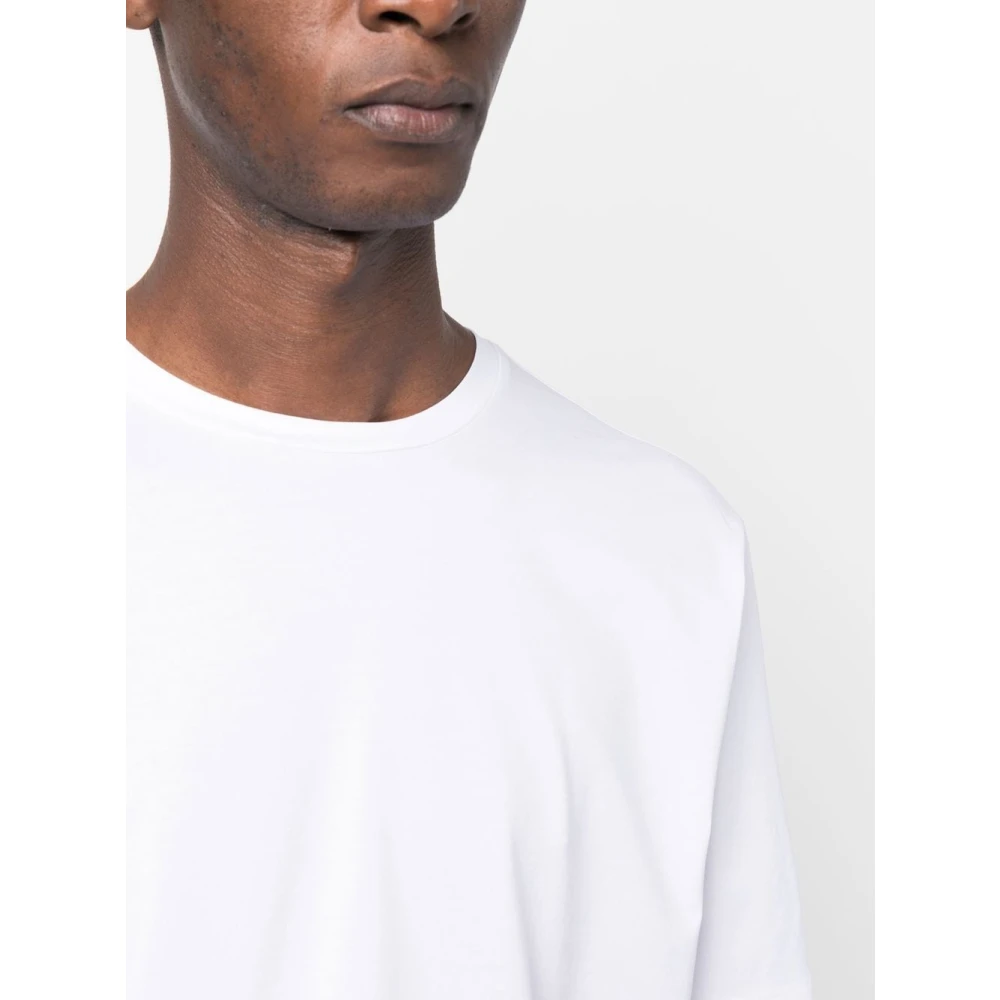 Herno Witte T-shirts & Polos voor mannen White Heren