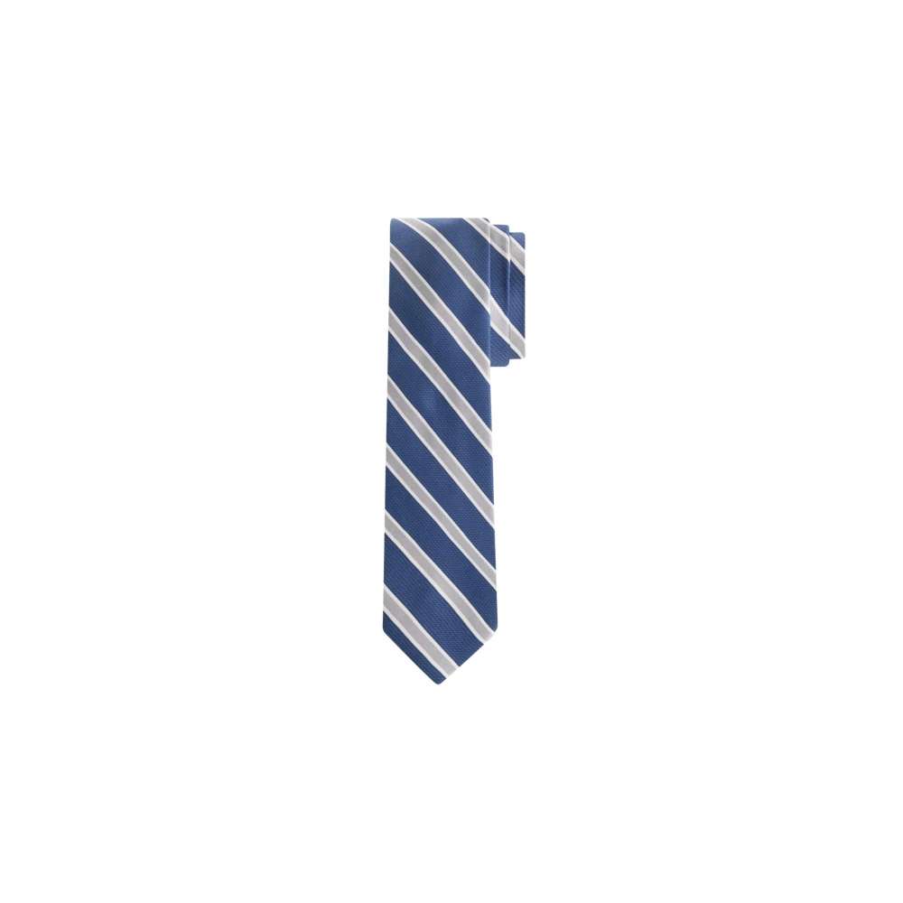 Michael Kors Men's Blue Ties, One Size, Striped Silk Tie