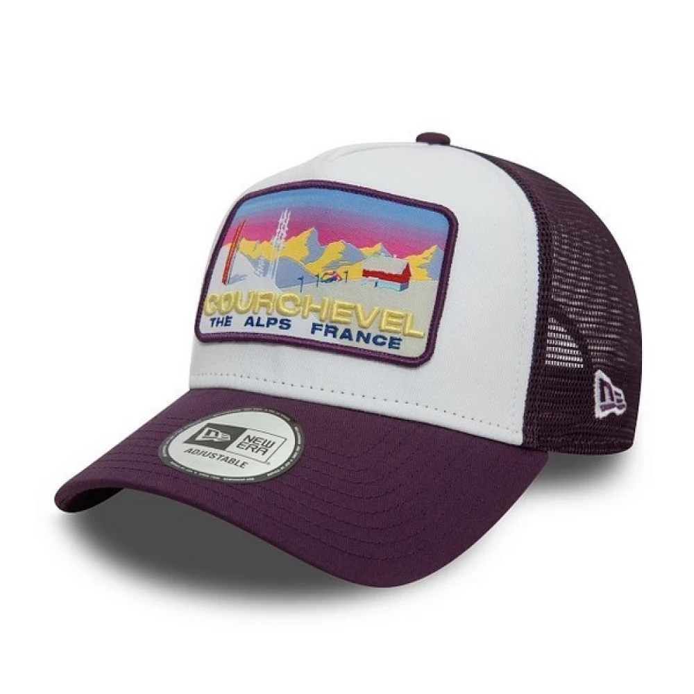 new era Witte Courchevel Ski Patch Trucker Cap Multicolor Unisex