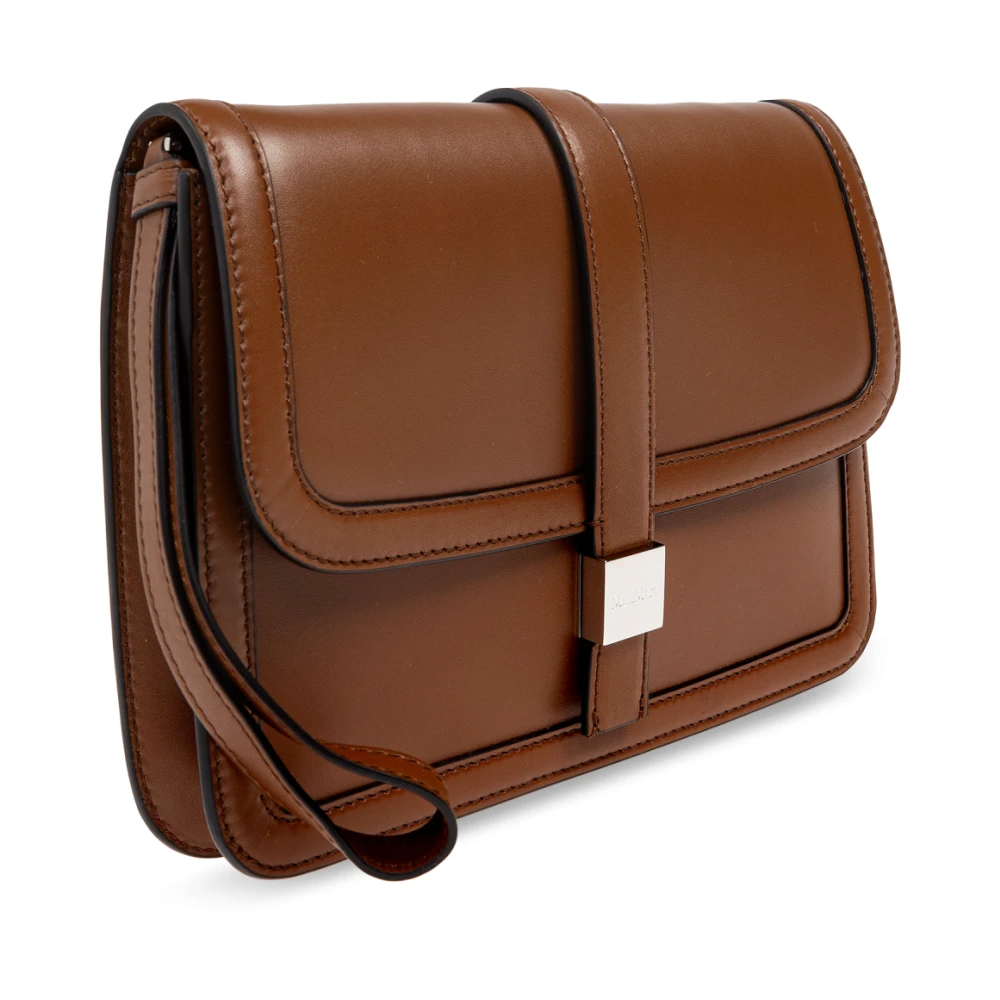 Max Mara Clutch Bianca Brown Dames