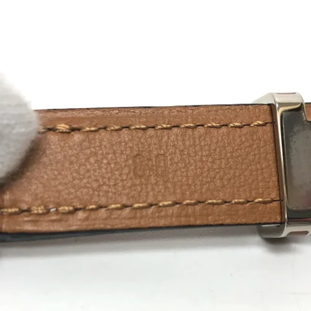 Hermès Vintage Pre-owned Leather belts Brown Dames