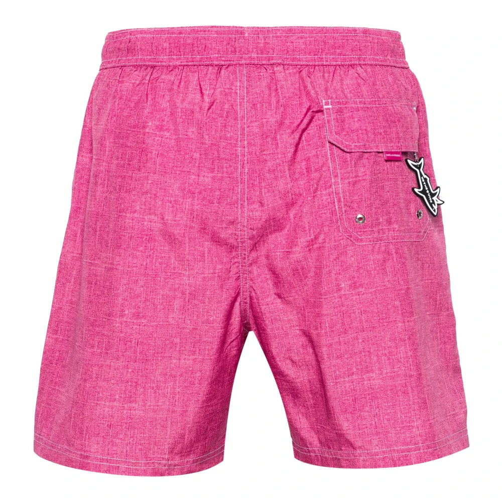 PAUL & SHARK Polyester Zwemkleding met Zakken Pink Heren